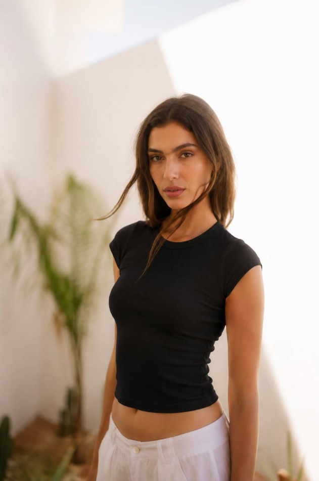 T-shirt- Noir Intense