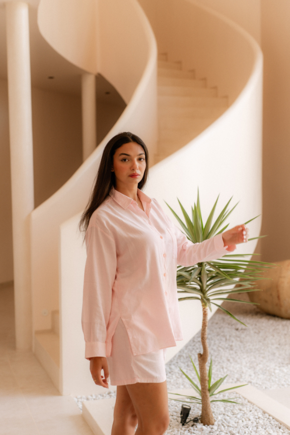 Set Short Sève Rose Poudré