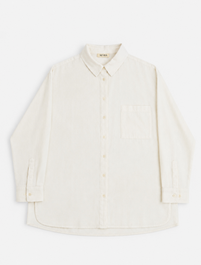 Chemise NUANCE- Blanc vue 5