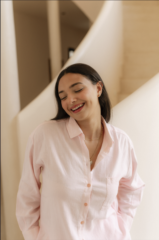 Chemise NUANCE– Rose Poudré vue 3