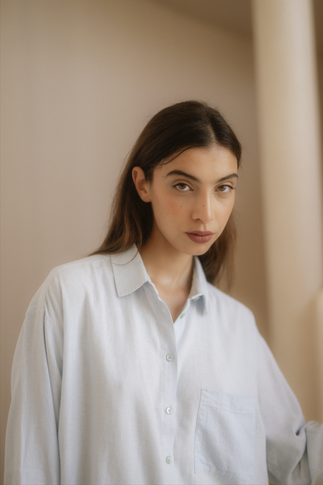 Chemise NUANCE- Bleu Ciel vue 4