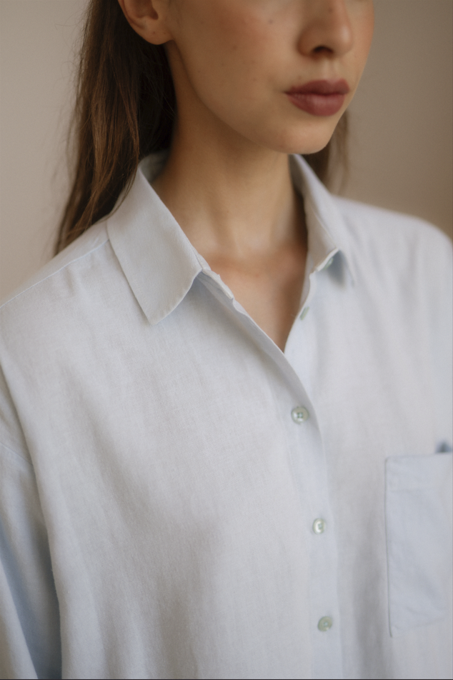 Chemise NUANCE- Bleu Ciel
